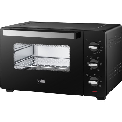 Печь электрическая Beko, 30л, 1600Вт, механич., конвенция, черная