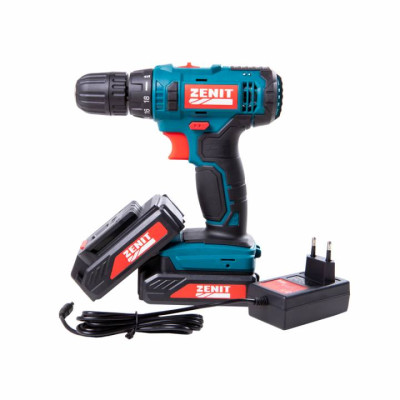 Шурупокрут-дриль акумуляторний Зеніт ЗША-12 М Li 12В 2х1.3А·год 28Нм 0-350·1300об/хв 1.1кг кейс Шурупокрут-дриль акумуляторний Зеніт ЗША-12 М Li 12В 2х1.3А·год 28Нм 0-350·1300об/хв 1.1кг кейс
