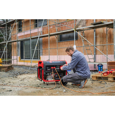 Генератор бензиновий Einhell TC-PG 8000 230В/400В, 3.3/8.0кВт, електростартер, AVR 25л, 96.74кг Генератор бензиновий Einhell TC-PG 8000 230В/400В, 3.3/8.0кВт, електростартер, AVR 25л, 96.74кг