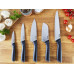 Tefal Набір ножів Essential, 3шт, нержавіюча сталь, пластик, чорний., нержавіюча сталь, пластик