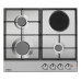 Варильна поверхня Hansa комбінована (3 газ + 1 електро), 59см, чавун, нерж Варильна поверхня Hansa комбінована (3 газ + 1 електро), 59см, чавун, нерж