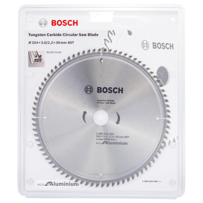Диск пиляльний Bosch Professional Eco for Aluminium 254x30-80T