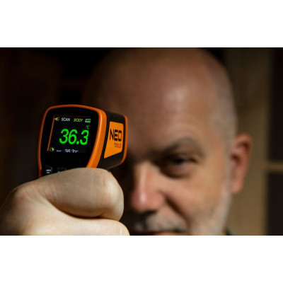 Neo Tools Пірометр, діапазон 32-42.9градусів, точність 0.2градуси, IP44