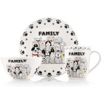 Набір посуду ARDESTO Family, 3 предмети, порцеляна