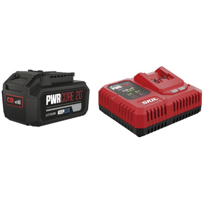 Набір акумулятора та зарядного пристрою SKIL 3111 AA 20В ЗП 6А 1х4А·год 1.46кг Набір акумулятора та зарядного пристрою SKIL 3111 AA 20В ЗП 6А 1х4А·год 1.46кг