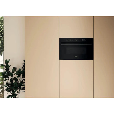 Мікрохвильова піч Whirlpool вбудована, 31л, електронне упр., 1000Вт, гриль, дисплей, чорний