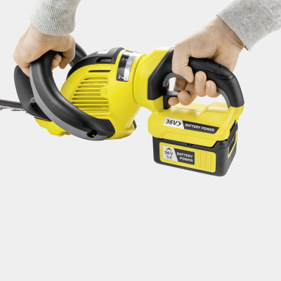 Кусторез аккумуляторный Karcher HGE 36-60 Battery 36В лезвие 60см шаг 26мм 3.3кг (без АКБ и ЗУ) (1.444-250.0)