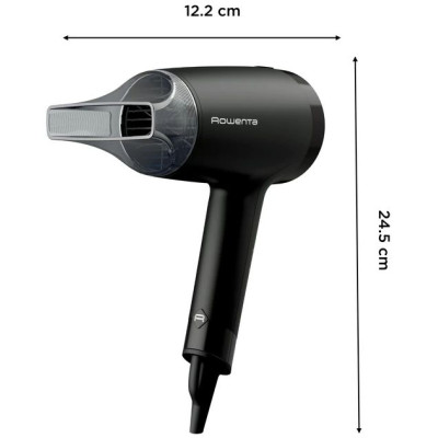 Фен Rowenta Express Style, 1900Вт, 2 режими, хол. обдув, чорний