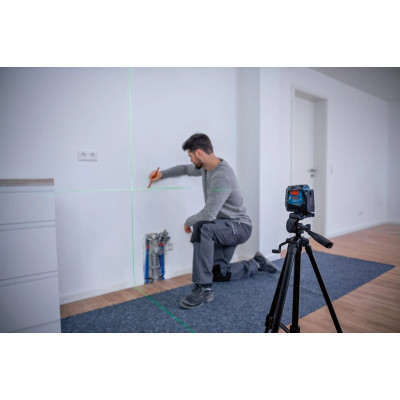 Нівелір лазерний Bosch GLL 12-22 G, до 12м, 0.3мм/м, чохол, 0.35кг
