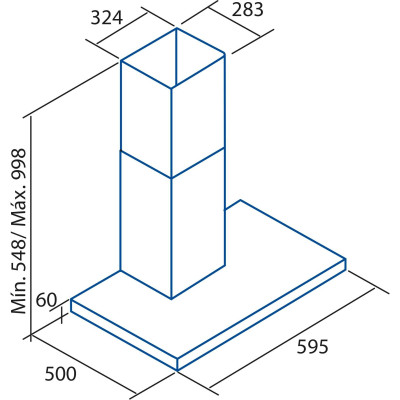 Витяжка Cata T-подібна, 60см, 1065м.куб/год, Legend 6000 xgbk, чорний Витяжка Cata T-подібна, 60см, 1065м.куб/год, Legend 6000 xgbk, чорний