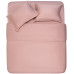 Простирадло на резинці ARDESTO Mix&Match Premium, 160х200+30см, 100% бавовна, сатин, рожевий світлий