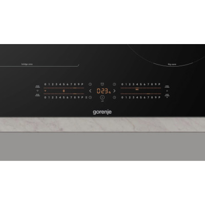 Варильна поверхня Gorenje індукційна, 60см, PowerBoost, SliderTouch, збільшена площа приготування, чорний