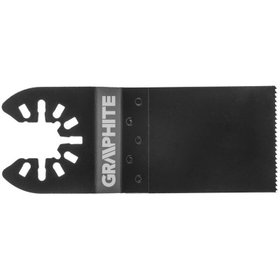 Полотно пиляльне занурювальне GRAPHITE по металу, для багатофункц. інструменту, 34мм Полотно пиляльне занурювальне GRAPHITE по металу, для багатофункц. інструменту, 34мм