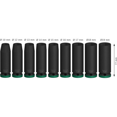 Набір ударних торцевих головок Bosch Professional Deep 1/2