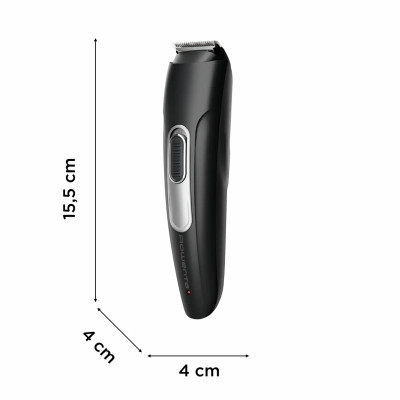 Тример Rowenta Stylis Easy, для бороди і вусів, мережа+акум., насадок-2, сталь, чорний