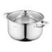 Каструля ARDESTO Gemini Gourmet, скляна кришка, 5.8 л, нержавіюча сталь