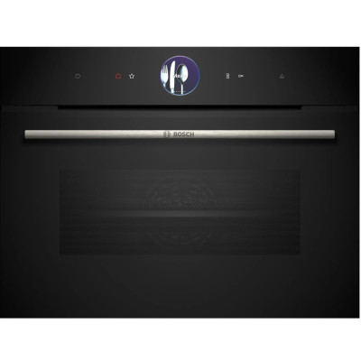 Духова шафа Bosch електрична компактна, 47л, A+, пара, дисплей, конвекція, чорний Духова шафа Bosch електрична компактна, 47л, A+, пара, дисплей, конвекція, чорний