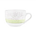 ARDESTO Чашка Siena, 500мл, порцеляна, біло-зелений ARDESTO Чашка Siena, 500мл, порцеляна, біло-зелений