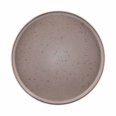 Тарілка обідня ARDESTO Fasano, 26см, кераміка, сіро-коричневий