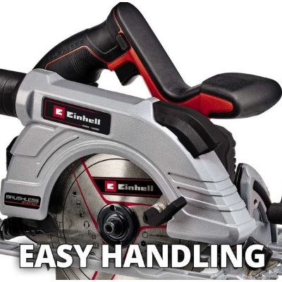 Einhell Пила циркулярна TE-CS 18/190 Li BL - Solo акум., PXC, безщітк., 3800 об/хв, 3.23 кг (без АКБ і ЗП)