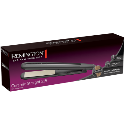 Випрямляч Remington Ceramic Straight 215, >215С, дисплей, кераміка, чорний