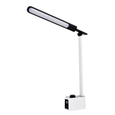 LEDVANCE Лампа настільна Panan Clock 8Вт 3000К 4000К 6500К 2USB з димером білий LEDVANCE Лампа настільна Panan Clock 8Вт 3000К 4000К 6500К 2USB з димером білий