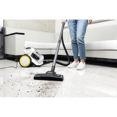 Karcher Пилосос контейнерний VC 3 Plus Premium, 1600Вт, конт пил -0.9л, вага-4.4кг, HEPA 13, білий