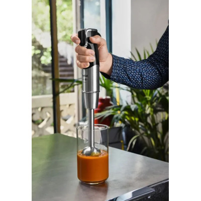 Блендер Tefal заглибний Infiny Force Pro, 1200Вт, 9в1, чаша-800мл, чопер-500мл, спіралайзер, турборежим, чорний Блендер Tefal заглибний Infiny Force Pro, 1200Вт, 9в1, чаша-800мл, чопер-500мл, спіралайзер, турборежим, чорний