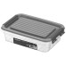 Контейнер для зберігання харчових продуктів ARDESTO Fresh 0.52л, пластик, прямокутна, сірий