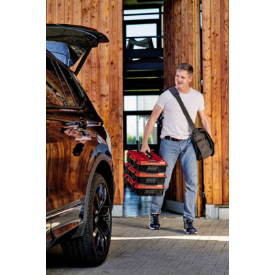 Einhell Кейс для інструменту E-Case S-F, 13.1х44.4х33см, поролоновий вкладиш Grid Foam Set, пластик