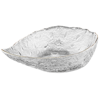 Салатник Ardesto Leaf, 17.5см, скло, прозорий Салатник Ardesto Leaf, 17.5см, скло, прозорий