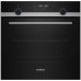 Духова шафа Siemens електрична, 66л, A, дисплей, конвекція, телескопічні направляючі, чорний
