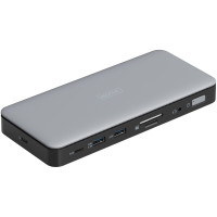 Док-станція DIGITUS USB-C > 2xHDMI/DP/2xUSB-A/USB-C/SD/MicroSD/RJ54/DC/Audio Док-станція DIGITUS USB-C > 2xHDMI/DP/2xUSB-A/USB-C/SD/MicroSD/RJ54/DC/Audio