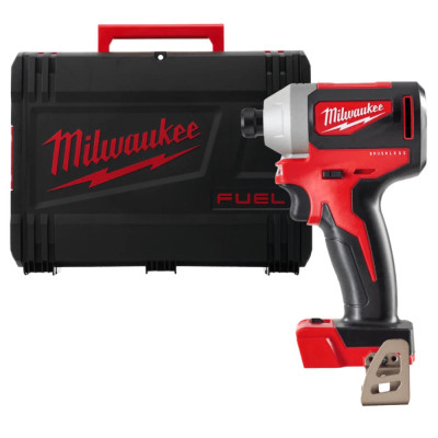 Гвинтоверт ударний акумуляторний Milwaukee M18 BLID2-0X 18В 1700-3400об/хв 180Нм кейс 1.7кг без АКБ та ЗП Гвинтоверт ударний акумуляторний Milwaukee M18 BLID2-0X 18В 1700-3400об/хв 180Нм кейс 1.7кг без АКБ та ЗП