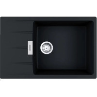 Мийка кухонна Franke Centro, фраграніт, прямокутник, з крилом, 780х500х200мм, чаша - 1, накладна, CNG 611-78 XL , онікс Мийка кухонна Franke Centro, фраграніт, прямокутник, з крилом, 780х500х200мм, чаша - 1, накладна, CNG 611-78 XL , онікс