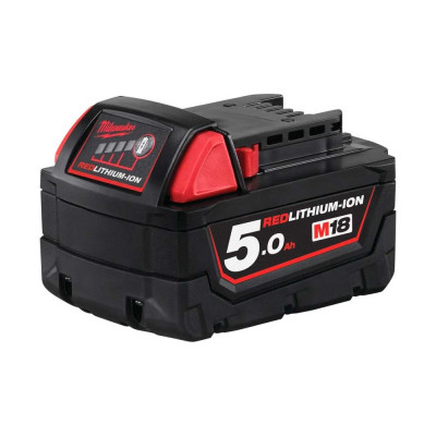 Акумулятор Milwaukee Redlithium M18 18В 5А·год 0.8кг Акумулятор Milwaukee Redlithium M18 18В 5А·год 0.8кг