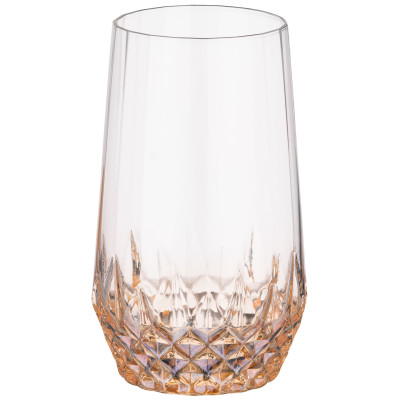 Набір склянок високих ARDESTO Black Mars Favola 460мл, 2шт, скло, прозоро-золотистий Набір склянок високих ARDESTO Black Mars Favola 460мл, 2шт, скло, прозоро-золотистий