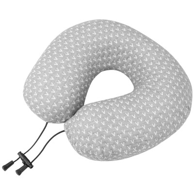 Подушка ортопедична ARDESTO Sleepwell Travel, 34х29х10см, для шиї, піна меморі, сірий