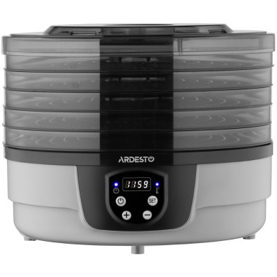 ARDESTO Сушарка для продуктів FDB-532TTC, 250Вт, піддонів -5x3см, діаметр-32см, макс-70°С, таймер, електр. управління, пластик , білий ARDESTO Сушарка для продуктів FDB-532TTC, 250Вт, піддонів -5x3см, діаметр-32см, макс-70°С, таймер, електр. управління, пластик , білий