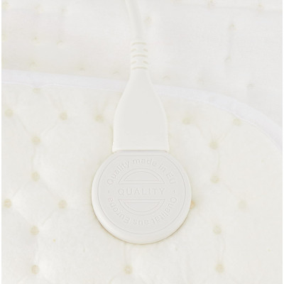 Електропростирадло Beurer, від мережі, 150х80см, 60Вт, 3 режими, бавовна, фліс, білий Електропростирадло Beurer, від мережі, 150х80см, 60Вт, 3 режими, бавовна, фліс, білий