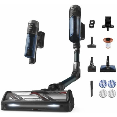 Пилосос Rowenta безпровідний X-Force Flex 13.60, 200Вт, конт пил -0.65л, автон. робота до 60хв, НЕРА, підсвітка, гнучка насадка, синій Пилосос Rowenta безпровідний X-Force Flex 13.60, 200Вт, конт пил -0.65л, автон. робота до 60хв, НЕРА, підсвітка, гнучка насадка, синій