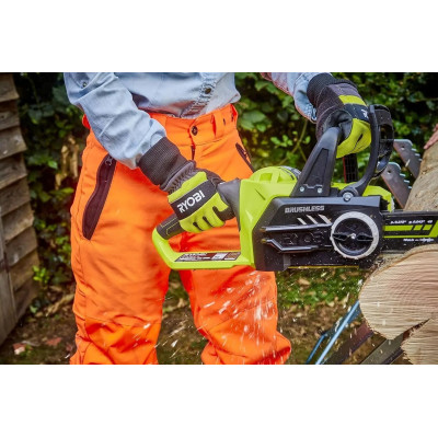 Ryobi Рукавички робочі RAC258M, козяча шкіра, захист від порізів, р.M, чорно-жовтий