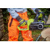Ryobi Рукавички робочі RAC258M, козяча шкіра, захист від порізів, р.M, чорно-жовтий