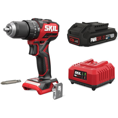 Шурупокрут-дриль ударний акумуляторний SKIL 3075 CA Compact 20В 1х2.5А·год 60Нм 500·180об/хв 0.9кг Шурупокрут-дриль ударний акумуляторний SKIL 3075 CA Compact 20В 1х2.5А·год 60Нм 500·180об/хв 0.9кг