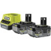 Комплект аккумулятора и зарядного устройства Ryobi ONE+ RC18120-240X 18В 2х4А·ч ЗП 2А