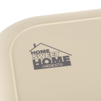 Кошик для білизни ARDESTO 38x29.5x33см, 26л, пластик PP, бежевий