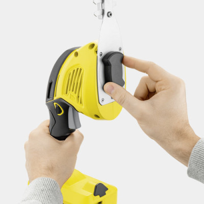 Ножиці для трави акумуляторні Karhcer GSH 18-20 Battery 18В + насадка кущоріз 20см крок 10мм 1.15кг (без АКБ і ЗП) (1.444-200.0)