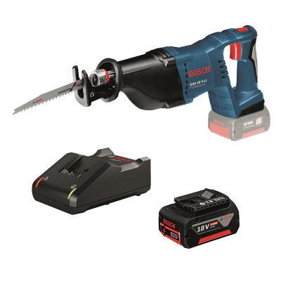 Bosch Пила шабельна акумуляторна GKS 18 V-LI, 18В, пропил 250мм, хід 24мм, без АКБ та ЗП