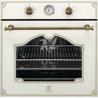 Духова шафа Electrolux електрична Rococo, 72л, A, конвекція, шампань