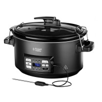 Мультиварка Russell Hobbs SouseVide, 350Вт, чаша-6.5л, електронне керув., 2 щупи, вакууматор, нерж. сталь, чорний (25630-56) Мультиварка Russell Hobbs SouseVide, 350Вт, чаша-6.5л, електронне керув., 2 щупи, вакууматор, нерж. сталь, чорний (25630-56)